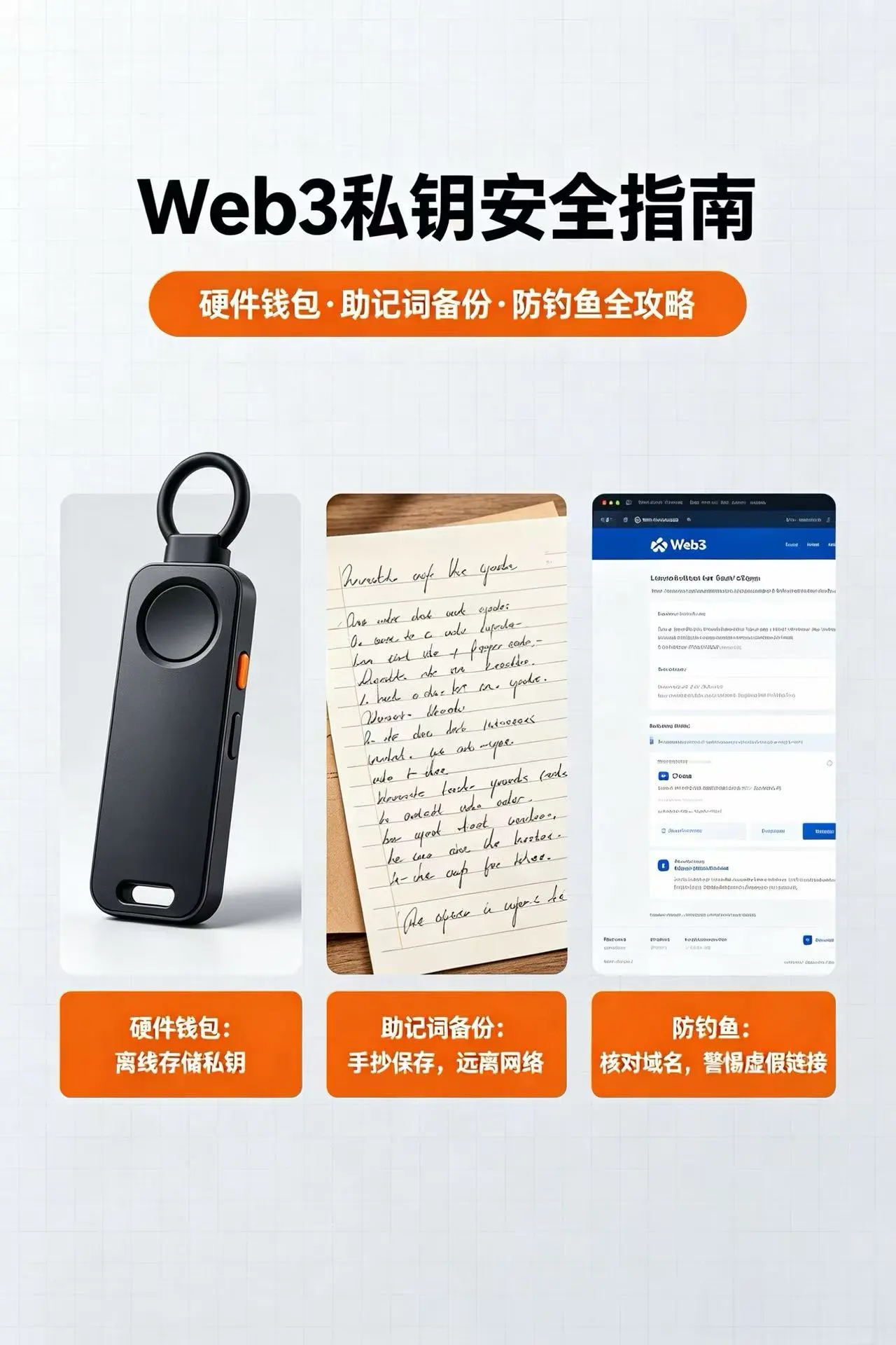 Web3安全第一课：私钥保管完全指南，看完这个再说你懂安全