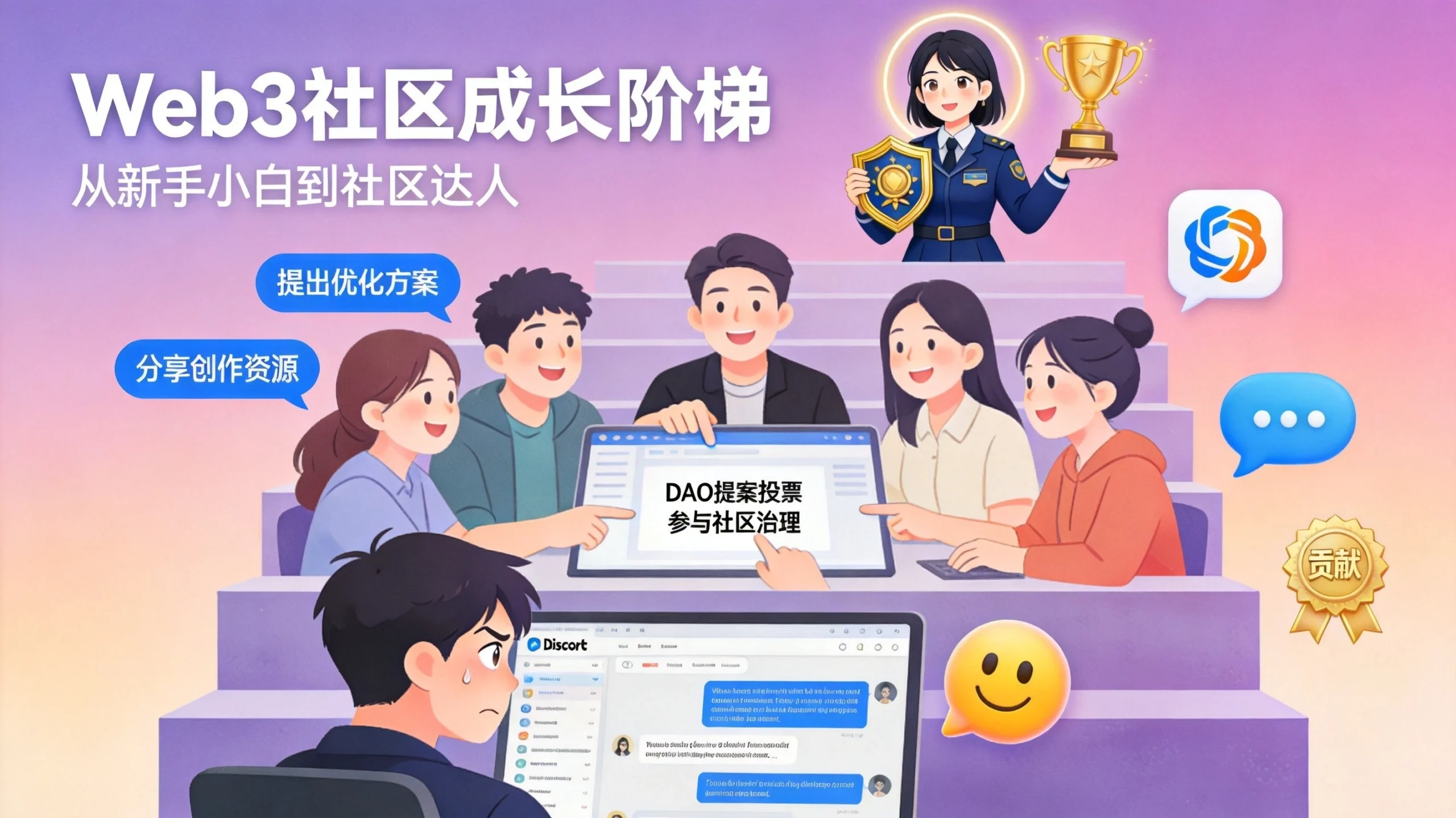 Web3社区参与完全指南：从小白到达人的社区成长之路