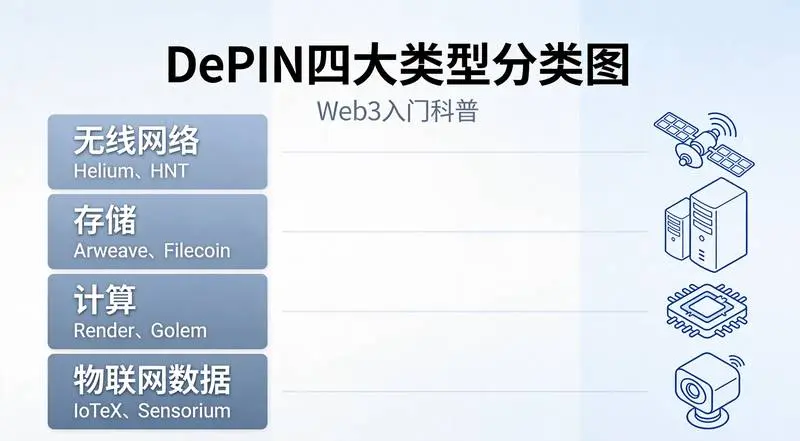 DePIN四大类型分类图