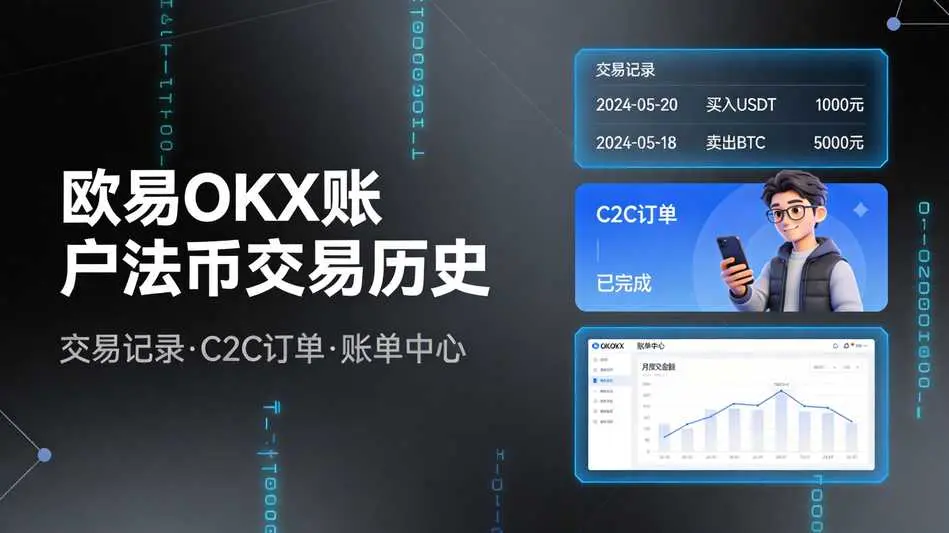 欧易OKX怎么查看账户法币交易历史？2026年新手完整指南