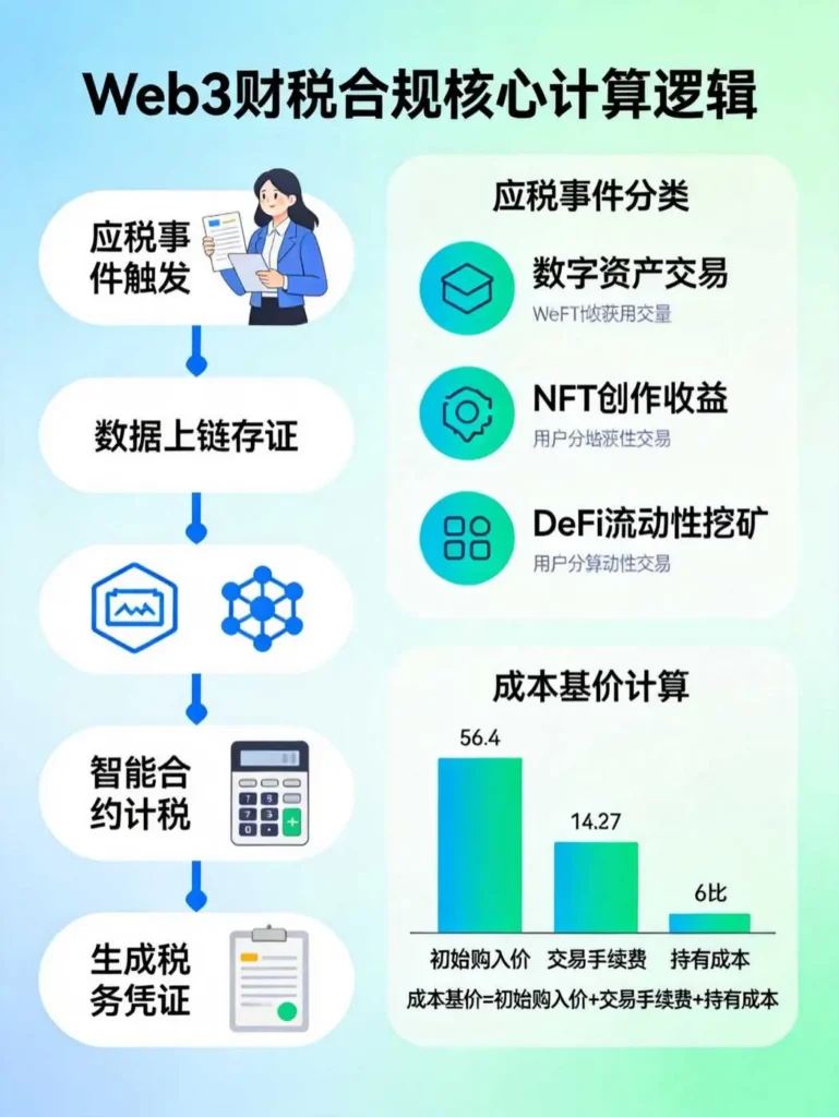 应税事件识别与成本基价计算图示