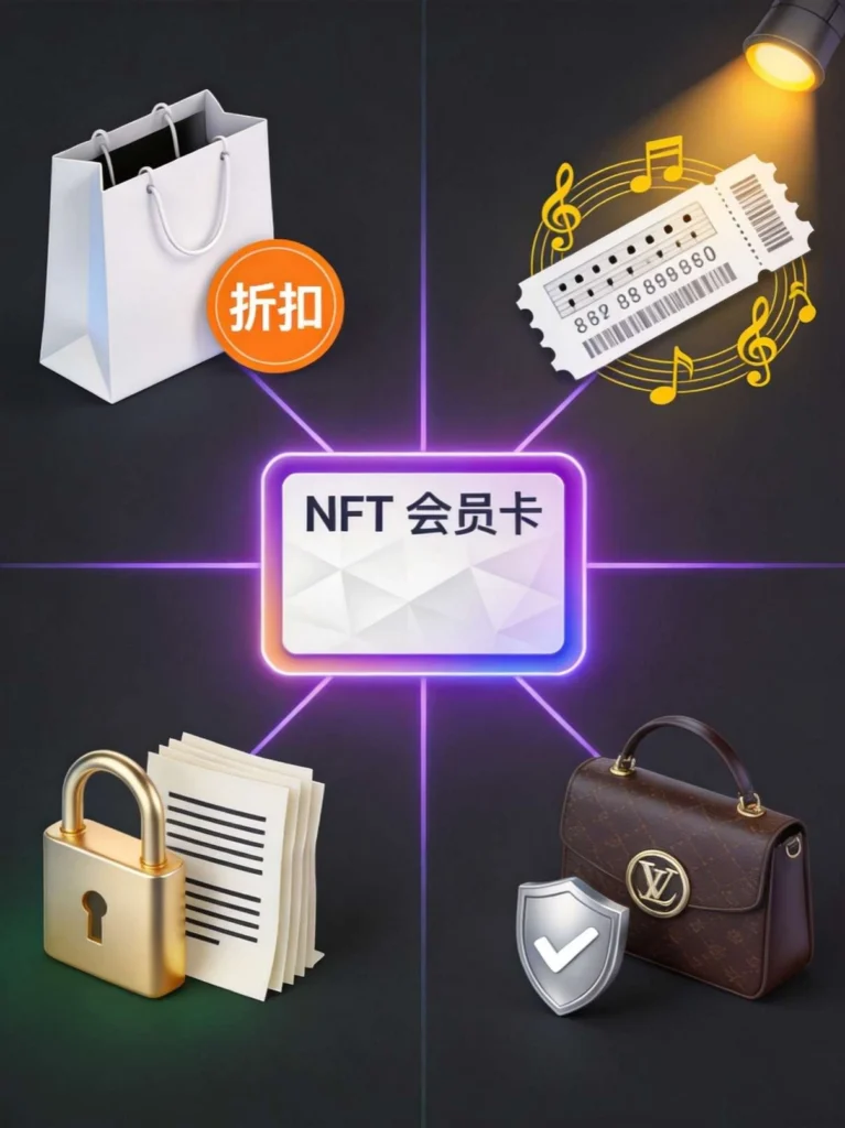 NFT会员通行证四大应用:会员、活动、内容、确权